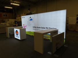 Modified VK-4028 Inline Exhibit with Backlit Tension Fabric Graphics -- View 2